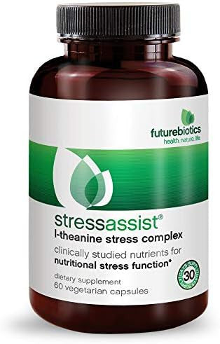 Futurebiotics Stressassist Ltheanine Ashwagandha And Rhodiola Rosea Stress Complex Natural Nutritional Stress Function 90 Vegetarian Capsules