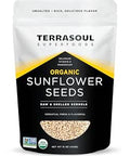 Terrasoul Superfoods Organic Hulled Sunflower Seeds, 16oz, Hulled | Fresh | Vitamin E
