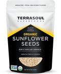 Terrasoul Superfoods Organic Hulled Sunflower Seeds 16oz Hulled Fresh Vitamin E