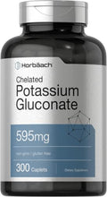 Horbaach Chelated Potassium Gluconate Supplement 300 Cap 595 Mg