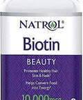 Natrol Biotin Maximum Strength 10000 Mcg Tablets 100 Ea (Pack Of 4)