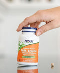 Now Foods Milk Thistle Extract 750 Mg Silymarin (600 Mg), Maximum Strength - 90 Veg Capsules