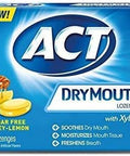 Act Dry Mouth Honey Lemon Lozenges 18 Lozenges Each (Pack Of 6)
