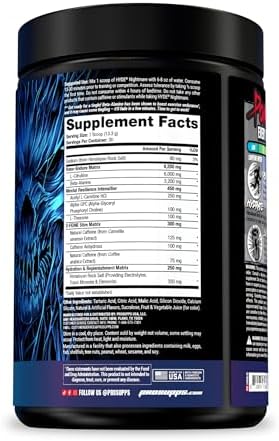 Prosupps Hyde Nightmare Intense Energy Pre-Workout Black N' Berry And Creatine 300 Bundle