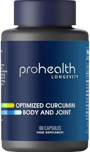 Prohealth Body & Joint Optimized Curcumin Longvida (60 Veggie Capsules) (2Pack)