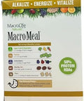 Macrolife Naturals Macromeal Vegan Chocolate Superfood Supplement Powder Protein + Greens Probiotics Digestive Enzymes Fiber - Energy Detox Immune - Non-Gmo Gluten- - 10 Packet Servings