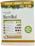 Macrolife Naturals Macromeal Vegan Chocolate Superfood Supplement Powder Protein + Greens Probiotics Digestive Enzymes Fiber - Energy Detox Immune - Non-Gmo Gluten- - 10 Packet Servings