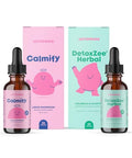 JoySpring Magnesium Citrate Liquid and Magnesium Glycinate and Herbal Detox and Cleanse for Kids