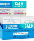 Relaxium Sleepquick & Calm Gummies 144 Count 5Mg Melatonin Magnesium Ashwagandha Nonhabit Forming 72Day Supply Travelfriendly
