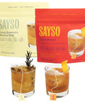 SAYSO Honey Rosemary Moscow Mule & Old Fashioned Cocktail Tea Bags - Mixers Bundle | Organic, Low-calorie & Low Sugar - 2x 8 count