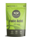 Folic Acid 400mcg 360 Tablets, Pregnancy and Fertility Supplement (Vitamin B9) UK Made. Pharmaceutical Grade