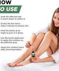 FOOT CURE Toenail Renewal Solution Extra Strength Care for Toe Nail AND Fingernails Nail Repair Solution for broken Discolored Nails Renews Damaged Cracked Ingrown Toenail Made In USA