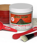 Aztec Secret Essential Indian Clay Mask Kit By Etana 100% Natural Calcium Bentonite For Deep Pore Cleansing Facial Hair & Body Detox Set With Accessories