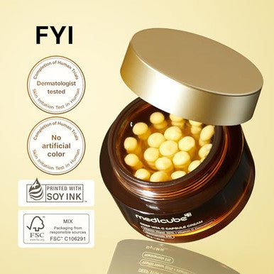 Medicube Deep Vita C Capsule Serum & Cream Duo: Liposome Vita C Capsule Serum And Vita C Capsule Cream | Hydrating Vitamin C Capusle For Dull Uneven-Looking Skin