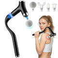Bozkoon 2-In-1 Detachable Massage Gun Deep Tissue Ergonomic Extension Handle Back Massager For Hard-To-Reach Areas 12-Speed Percussion Muscle Massager For Shoulder Waist Thigh Legs