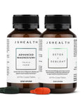 JSHealth Vitamins Bloating Bundle - Includes Detox + Debloat Liver Health Formula & Metabolism+ Natural Energy Support