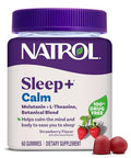 Natrol Sleep Calm Melatonin Gummies For Adults Sleep Gummies Strawberry Flavor 60 Gummies 30 Day Supply