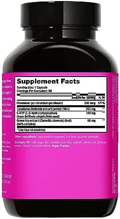 Hum Skinny Bird Appetite Suppressor For Women With Caralluma Chromium 5 Htp + Green Tea Extract (90 Capsules)
