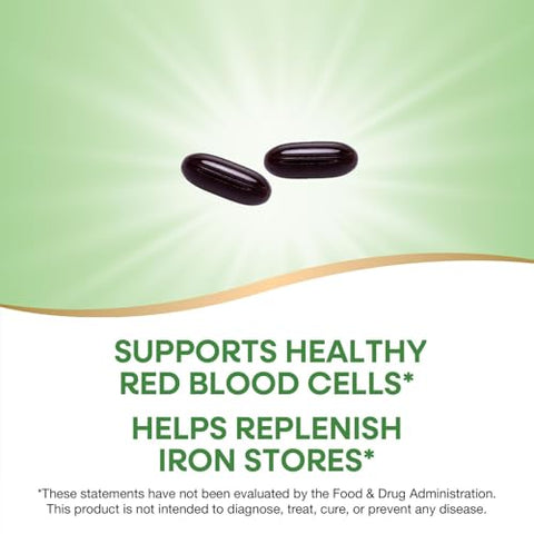 Nature'S Way Nature S Way Ultimate Iron Healthy Red Blood Cells 50 Mg Per Serving Gluten-Free 90 Softgels
