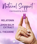 Ivybears Fast Acting Melatonin Gummies - 5 Mg Melatonin - 100% Natural Flavor - With Lactium L-Theanine & Lemon Balm - With Ai Sleep Assistant - Natural Sleep Support - Vegan - 60 Pieces = 30 Days Supply