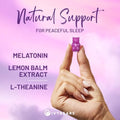 Ivybears Fast Acting Melatonin Gummies - 5 Mg Melatonin - 100% Natural Flavor - With Lactium L-Theanine & Lemon Balm - With Ai Sleep Assistant - Natural Sleep Support - Vegan - 60 Pieces = 30 Days Supply