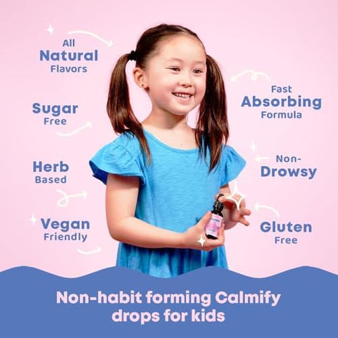 JoySpring DetoxZee Cilantro and Magnesium Citrate and Glycinate Liquid Drops for Kids
