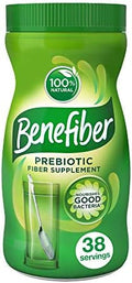 Benefiber Daily Prebiotic Dietary Fiber Supplement Powder For Digestive Health, 100% Natural, Clear And Taste-, 38 Servings / 5.4 Ounces