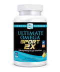 Nordic Naturals Ultimate Omega Sport 2X Lemon Flavor - 60 Soft Gels - 2150 Mg Omega-3 - Nsf Certified Fish Oil With Epa & Dha - Heart & Muscle Health Recovery - Non-Gmo 30 Servings