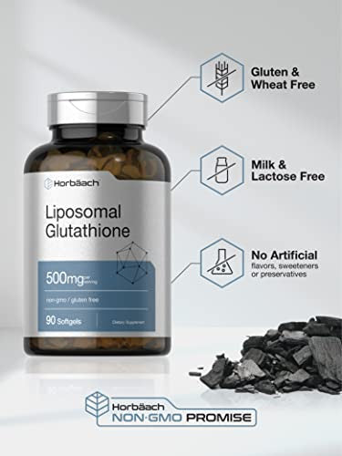 Horbaach Liposomal Glutathione 90 Softgels 500Mg