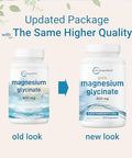Micro Ingredients Pure Magnesium Glycinate 400Mg Per Serving 240 Capsules Chelated Mineral Supplements With Elemental Form Non-Gmo Filler Free