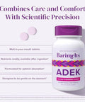 Barimelts Adek - 60 Fast-Dissolving Tablets (2-Month Supply) - Sugar- Bariatric Vitamins For Women Including Vitamin A, Vitamin D, Vitamin E & Vitamin K, Natural Strawberry FlavorÃƒÂ¢Ã¢â€šÂ¬Ã¢â‚¬Â¹