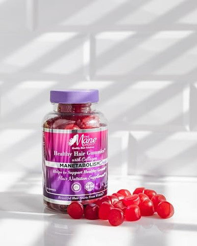 The Mane Choice Manetabolism Drops Healthy Hair Vitamins With Collagen (60 Gummies) Hair Skin And Nails Vitamins, Hair Nutrition Supplements For Women & Men For Longer, Thicker And Healthier Hair