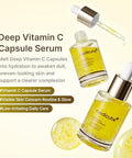 Medicube Deep Vita C Capsule Serum & Cream Duo: Liposome Vita C Capsule Serum And Vita C Capsule Cream | Hydrating Vitamin C Capusle For Dull Uneven-Looking Skin