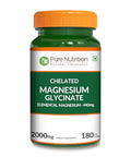 Pure Nutrition Magg - Chelated Magnesium Glycinate 180 Tabs 440 Mg Elemental Magnesium Per Serving High Absorption Formula For Daily Wellness