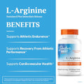 Doctor'S Best L Arginine Supplement For Men & Women - L-Arginine 1000 Mg Per Serving Supports Nitric Oxide (No) Levels Sustained Plus Immediate Release 120 Bilayer Tablets