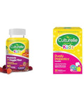 Culturelle Daily Probiotic For Kids Veggie Fiber Gummies (Ages 3 ) - 60 Count & Kids Chewable Daily Probiotic For Kids Ages 3 30 Count