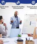 Lifeseasons Focusr Concentration Support Supplement All Ages Enhances Mental Performance & Focus Increases Attention Span Ltheanine Kava Kava Bacopa Vitamin B & More (60 Capsules)