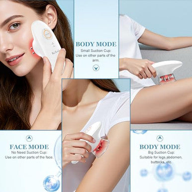 Huixinline 4 In 1 Body Sculpting Machine Anti Cellulite Massage Tool Lymphatic Drainage Massager Reduce Stretch Marks & Cellulite & Tightens Skin 'For Back Belly Waist Arms Legs.