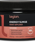 Legion Energy Supplement Unflavored Energy Drink Powder Caffeine Powder With Taurine & Vitamin B Complex Naturally Sweetened Energy Powder For Healthy Energy Drinks (120G)