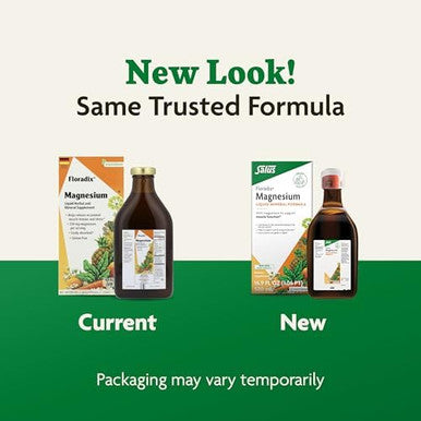 Floradix By Salus Magnesium 17 Fl Oz & Ashwagandha Liquid 8.5 Fl Oz