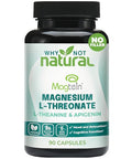 Magnesium LThreonate Complex with Apigenin and Ltheanine 90 Capsules Patented Magtein Supplement