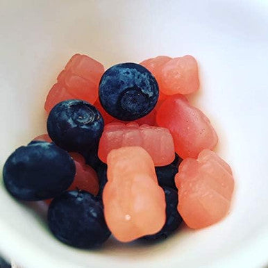 Nutricap Gummies for hair, nails &skin strength - rasperry and blueberry flavor - 90 gummies