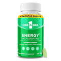 One A Day Energy Daily Essentials Multivitamin Energy Supplement to Support Mental Alertness and Immune Health with Vitamins A C D E Zinc and Caffeine 120 Count