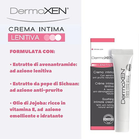 Dermoxen Intimate Dryness Duo Moisturizing Feminine Wash For Menopause & Postpartum Dryness + Soothing Intimate Cream For Dryness & Redness Phâ€‘Balanced Gentle Relief