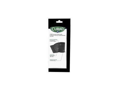 Curad Figure-8 Elastic Ankle Wrap Black Universal Size 7.5" to 11" Black Not Made from Natural Rubber Latex