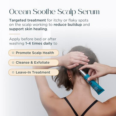 Abundant Natural Health Ocean Soothe Skin Relief Bundle with Highly Concentrated Magnesium Salt for Dry and Flaky Skin, Quick Absorption, All Natural and Fragrance- Skin and Scalp Treatment