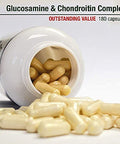 Natures Aid Glucosamine and Chondroitin Complex with Vitamin C Rosehip Ginger and Turmeric 180 Capsules