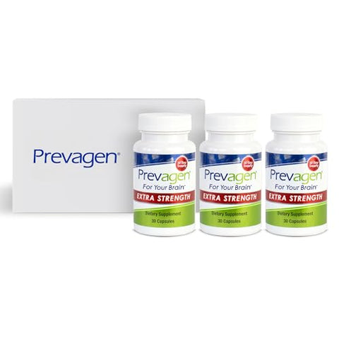 Prevagen Extra Strength 30 Capsules (1 Month Supply) Formulated For Your Brain 20Mg Of Apoaequorin Plus Vitamin D3