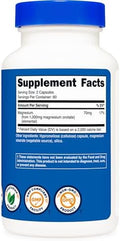 Nutricost Magnesium Orotate Capsules 1000Mg 120 Caps 60 Servings 500Mg Per Capsule Nongmo Gluten