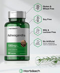 Horbaach Ashwagandha Root Supplement 180 Capsules